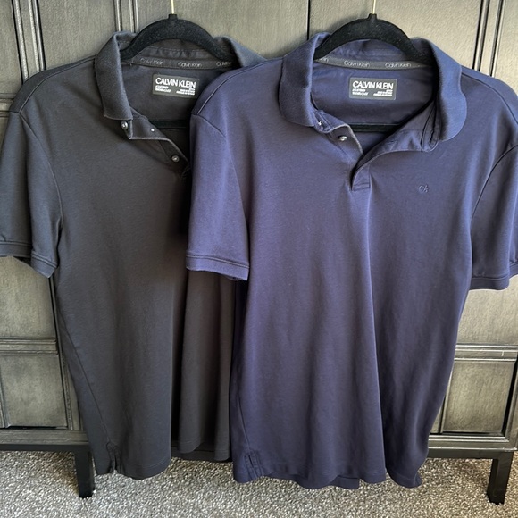 ⭐️BOGO Calvin Klein Liquid Touch Collared Shirts size Small - Picture 1 of 9